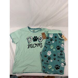 Lazy One NEW Dog Mom Pajama Set Size Large